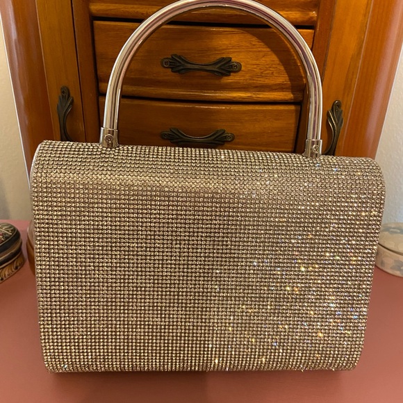 Silver sparkly bag - Picture 3 of 5